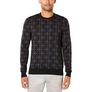 Ryan Seacrest Mens Geometric Pullover Sweater, NWT